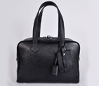 Hermes Victoria Bag clemence leather in Black with Silver hardware 8655BS