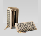 zip around wallet with tassel and bamboo detail 224253 FAGJZ 8495