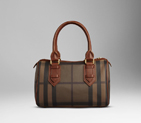 SMALL SMOKED CHECK BOWLING BAG 37638881