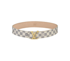 LV INITIALES DAMIER AZUR BELT M9609W