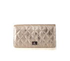 Chanel Crackled Metalized Calfskin Wallet A37236GD