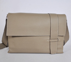 Hermes Alfred men Bag clemence leather in Dark Grey 92113