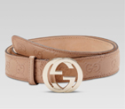 belt with interlocking G buckle 114874 AA61G 2729