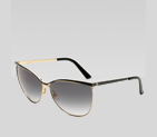large round frame sunglasses with GG detail on tem