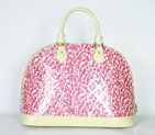 Louis Vuitton Monogram Vernis Alma MM M91611 Beige M91611