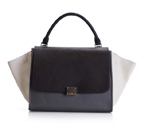 Newest 2012 Celine Trapeze Bags Original Leather 3342 Brown Camel Black 3342