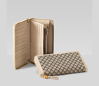 zip around wallet with tassel and bamboo detail 232977 FAGJZ 8495