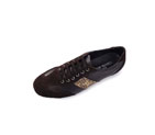 HUDSON SNEAKER IN CANVAS AND CALF LEATHER XOAU1PSC