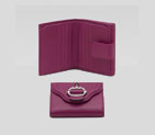 flap french wallet with horsebit detail