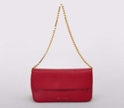 Celine Gourmette Small Bag in Ferrari Leather Bordeaux 12008