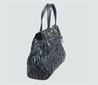 Miu Miu Matelasse Leather Tote Bag 90286 Black 90286