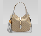 'new jackie' medium shoulder bag with hand stitchi 246907 FN95G 8697