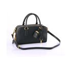 BL0758 Black Cross pattern full leather BL0758BCP