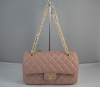 Chanel Pink color with Gold chain