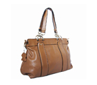 'smilla' medium top handle bag with removable fur 269925 ANGAT 2457
