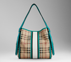 SMALL CANVAS CHECK TOTE 37994231