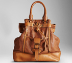 LARGE LEATHER DRAWCORD TOTE 37954041