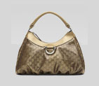 'D gold' large hobo 189833 FTQ3G 8065