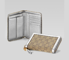 zip around wallet with tassel and bamboo detail. 224256 FN95G 8697