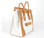 Celine Luggage Juboo Woman Handbag Light Coffee with White 98170
