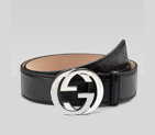 belt with interlocking G buckle 114984 AA61N 1000