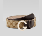 belt with round G buckle 203742 FFP5G 9643