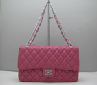 Chanel Plum color with Silver chain A1119PS
