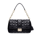 New Lock bag in black leather M9803OSSQ M900