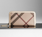 SMOKED CHECK ZIPAROUND WALLET 36899751