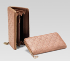 zip around wallet with interlocking G detail 212110 AA61G 2729