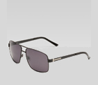 medium rectangle frame sunglasses with gucci logo