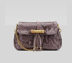 'croisette' evening bag with bamboo detail and met
