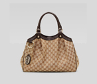'sukey' medium tote with pleat detail, detachable 211944 FAFXG 9643