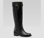 'GG running' low heel boot with running GG detail 246627 A3N00 1000