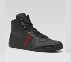 hi-top lace-up sneakers with interlocking G detail 221825 ADFXO 1060
