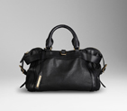 SMALL WASHED LEATHER BOWLING BAG 37954011