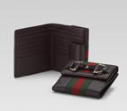flap french wallet with horsebit and web detail