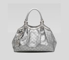 'sukey' medium tote with pleat detail, detachable 211944 AHB1N 8102