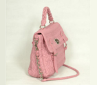 Miu Miu Tote Handbags Quilted Lambskin Leather 8667 Pink 8667