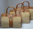 Yves Saint Laurent Cabas Chyc Medium Bag 279079M Earth yellow 279079M