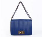 Fendi Genuine leather Shoulder Bag in blue F2556 F2556