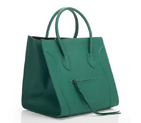 Celine Luggage Phantom Bags in Original Leather Atrovirens