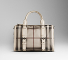 MEDIUM CHECK LEATHER BELTED BOWLING BAG 38011801