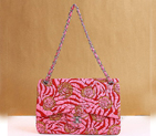Chanel Rose Flap Bag 3706 Rose Silver 3706