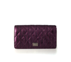 Chanel Crackled Metalized Calfskin Wallet A37236PL
