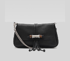 'croisette' evening bag with bamboo detail and met