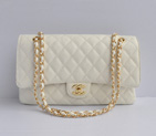 Chanel Flap Bags 1113 White