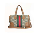 'seventies' medium boston bag with signature web 271623 FZ61W 2256