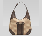 'cathrine' medium hobo with small horsebit detail 247287 FAGJG 9776