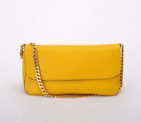 Celine Gourmette Small Bag in Ferrari Leather Yellow 12008